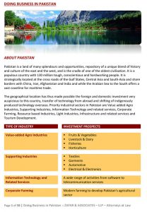 Doing Business In Pakistan